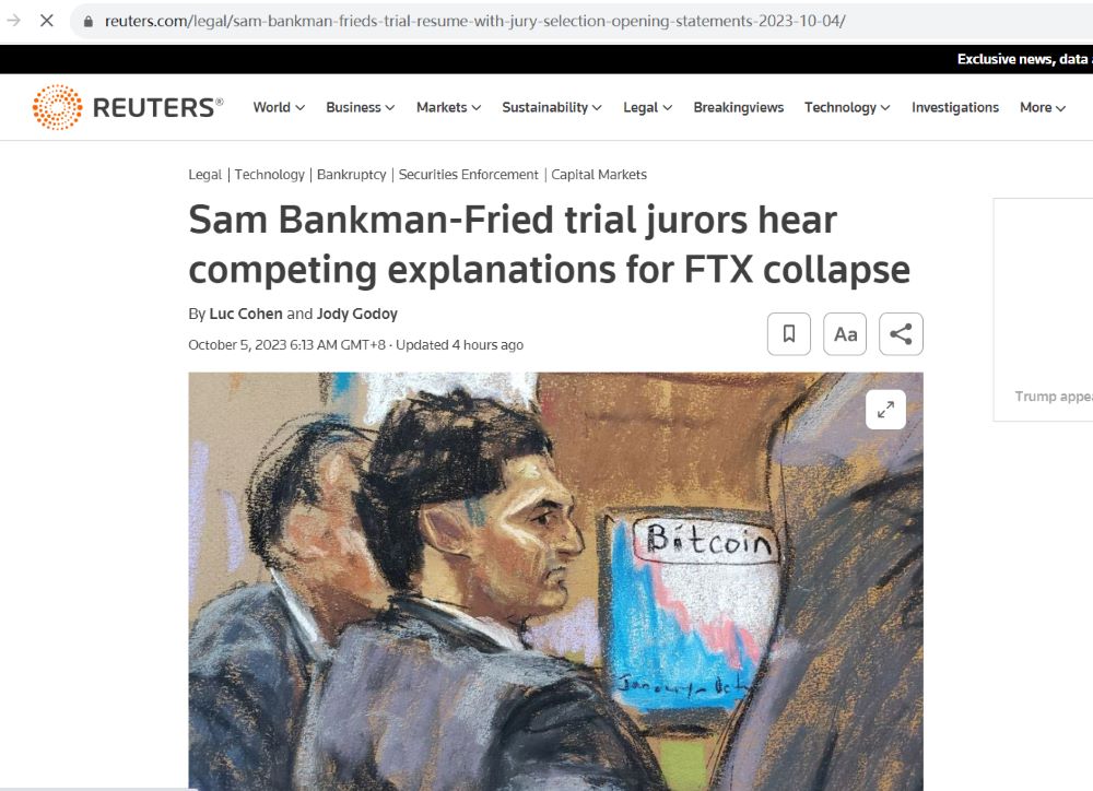 SBF辩护律师：SBF在建立FTX时忽视了风险管理，但没有挪用客户资金