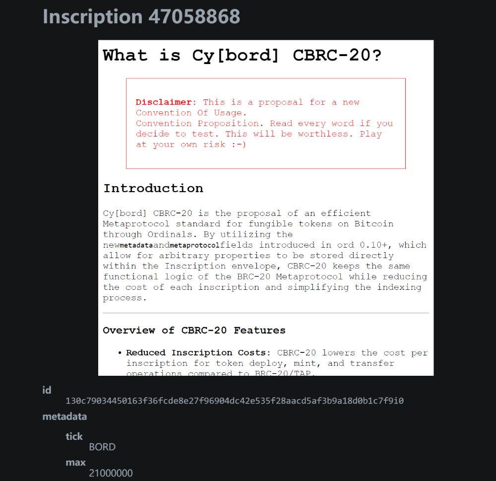 介绍CBRC-20的HTML文件